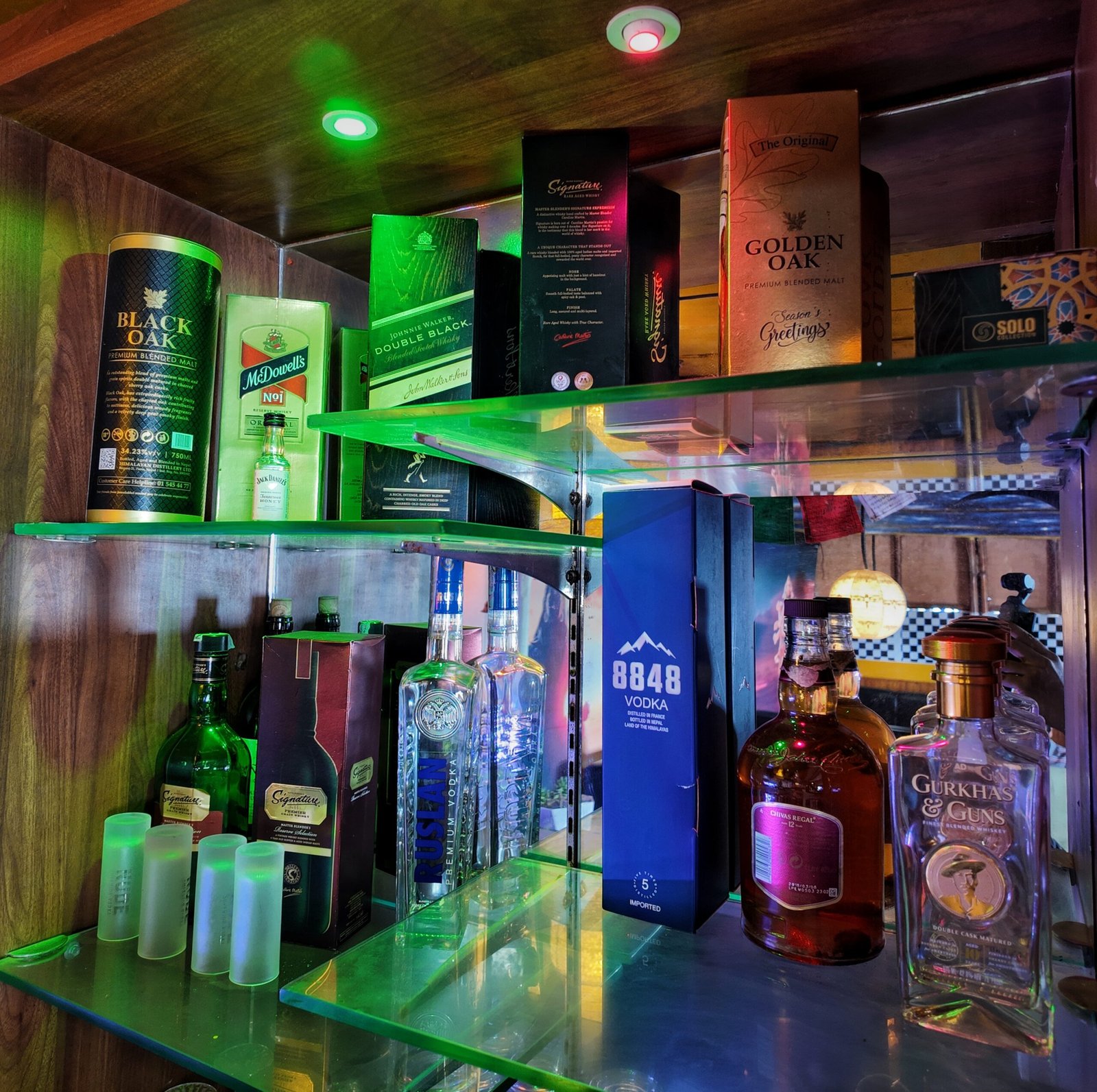 image of mini bar area at siilauto view resort